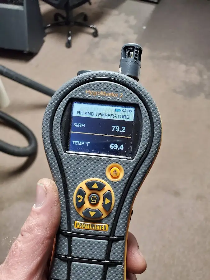Moisture meter humidity assessment for Fire & Smoke Damage Restoration in Rochelle