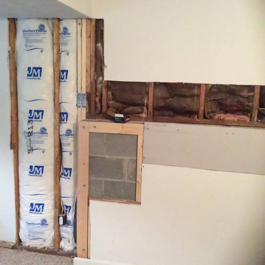 Wall insulation replacement during Odor Removal & Deodorization in Rochelle